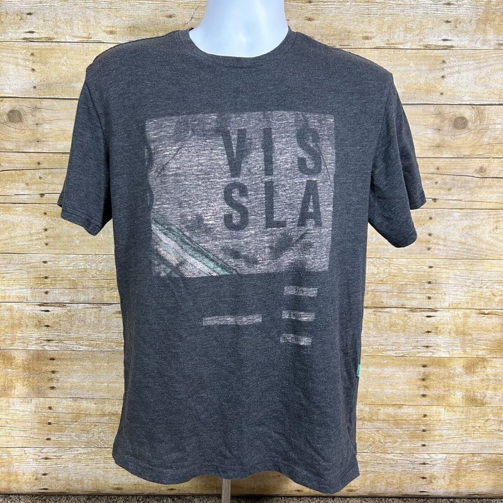Vissla Mens Everyday Graphic T Shirt Tee Mens L Heather Gray